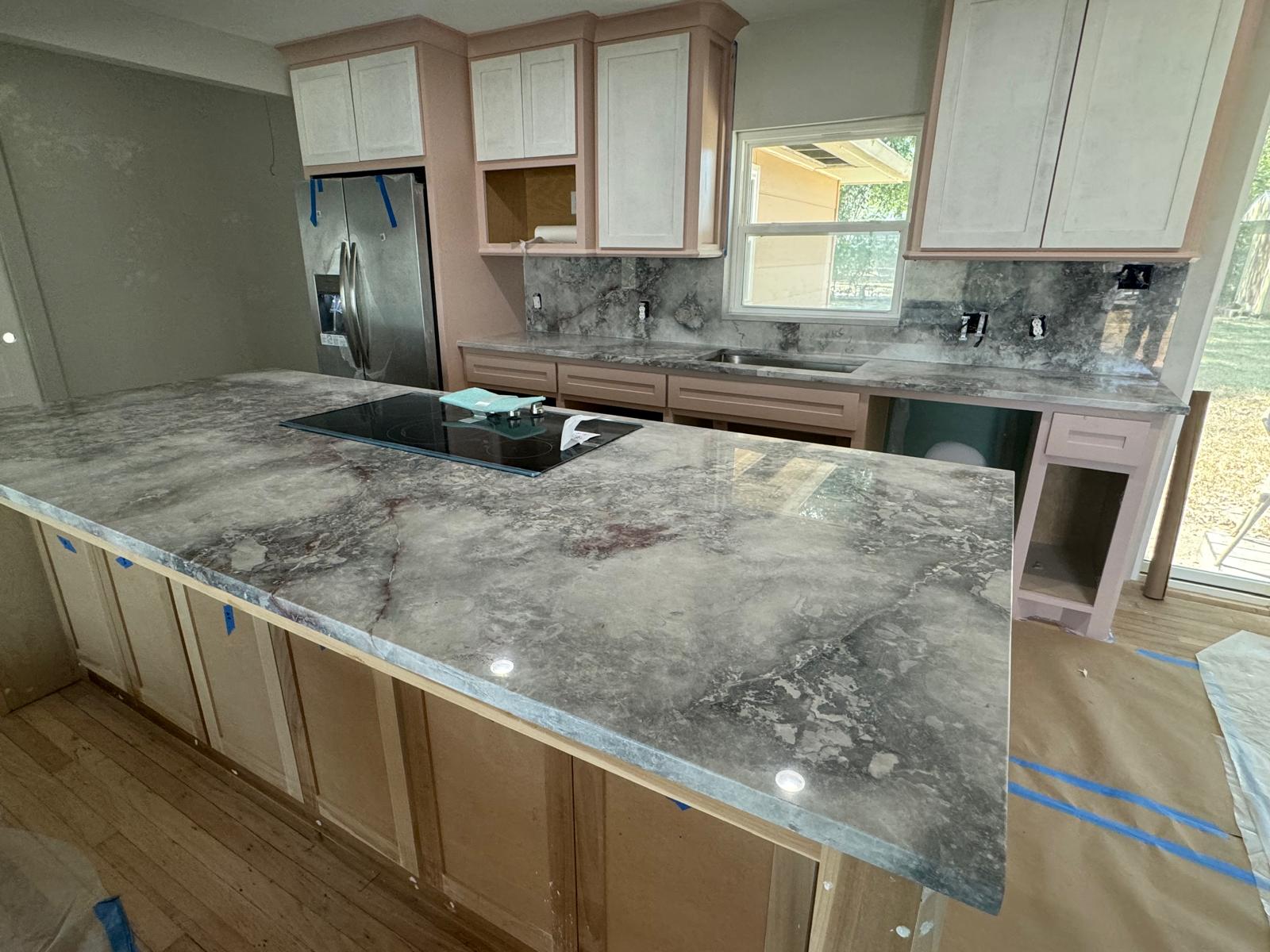 Stone countertop project 14