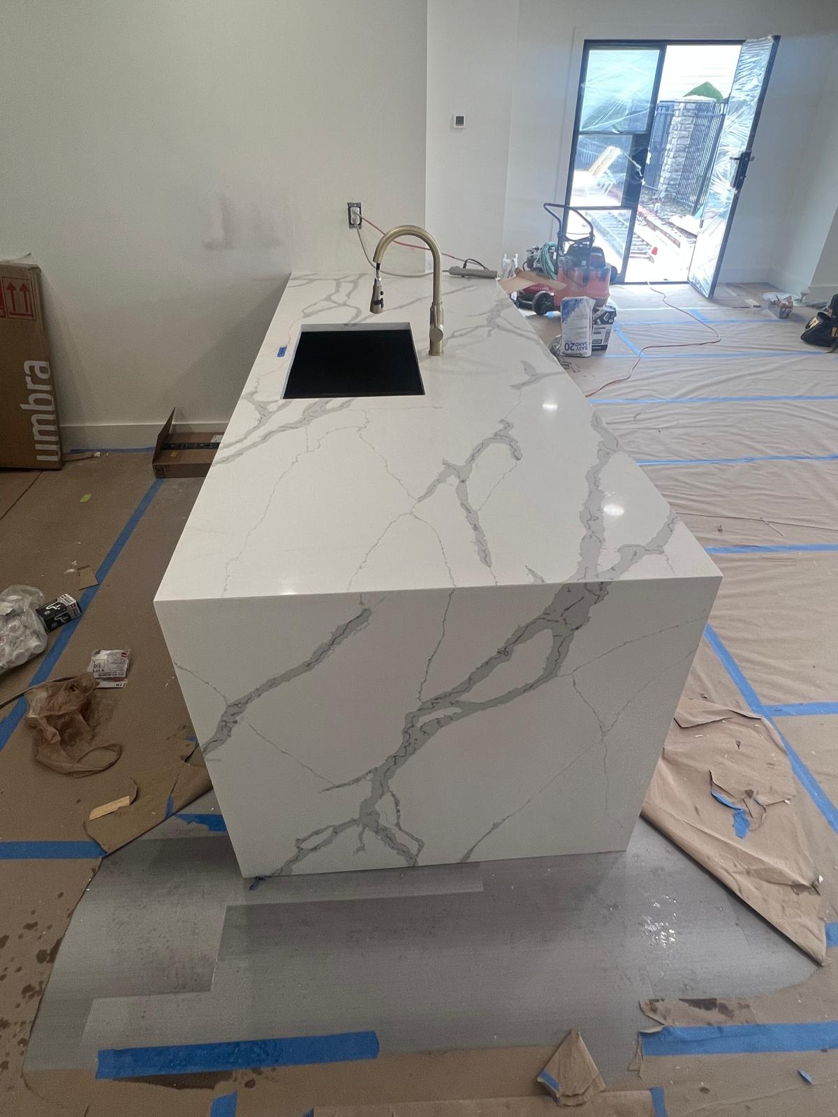 Stone countertop project 3