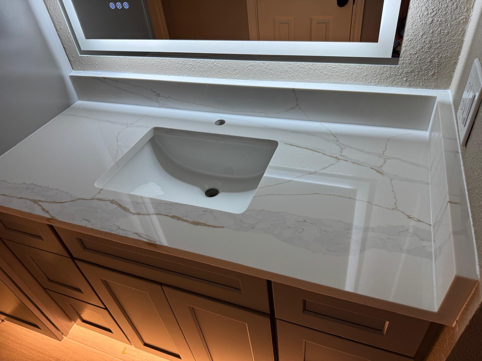 Stone countertop project 6