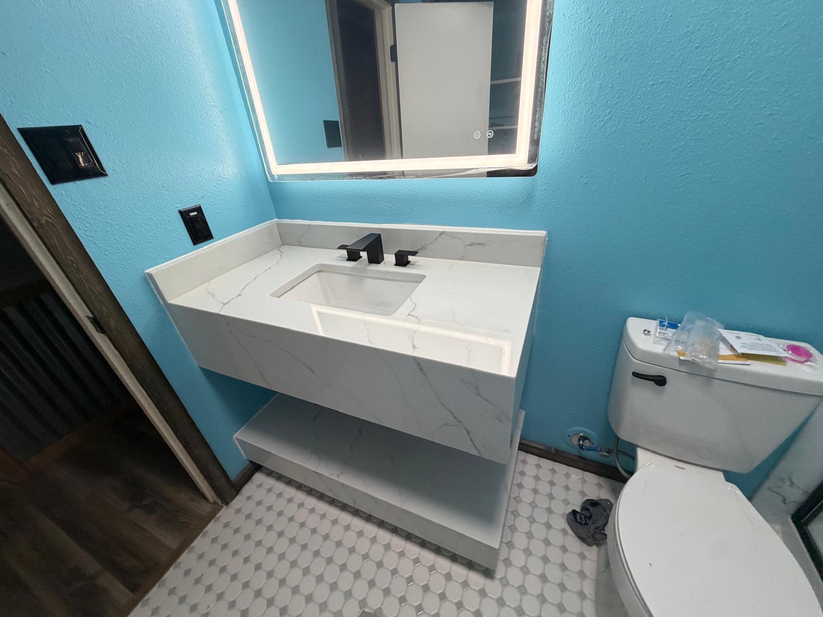 Stone countertop project 8